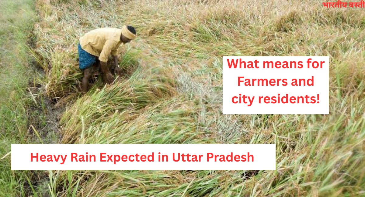 Heavy Rain Expected in Uttar Pradesh: What This Means for Farmers and City Residents